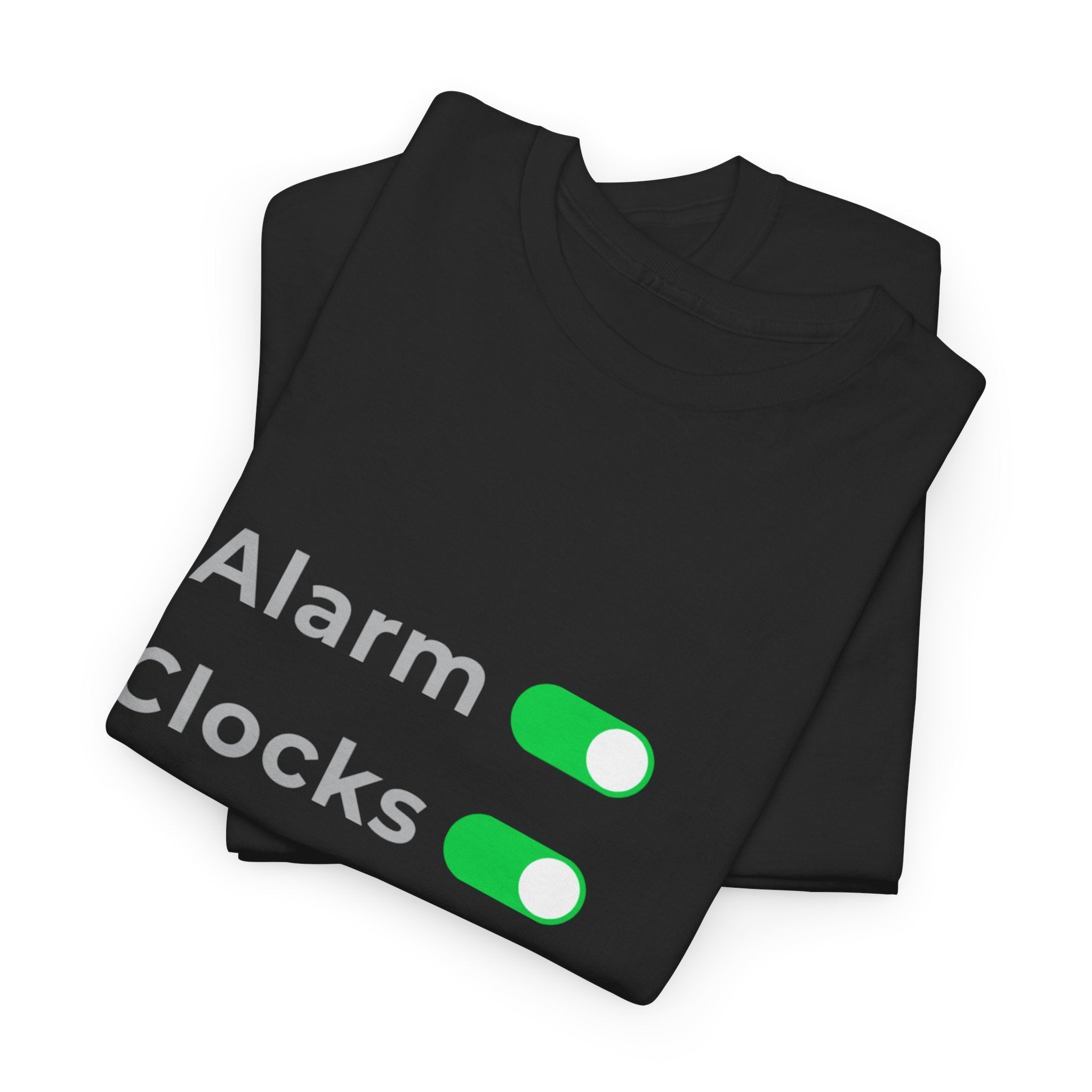 Alarm clocks are a scam - Minimalist — Unisex Heavy Cotton Tee
