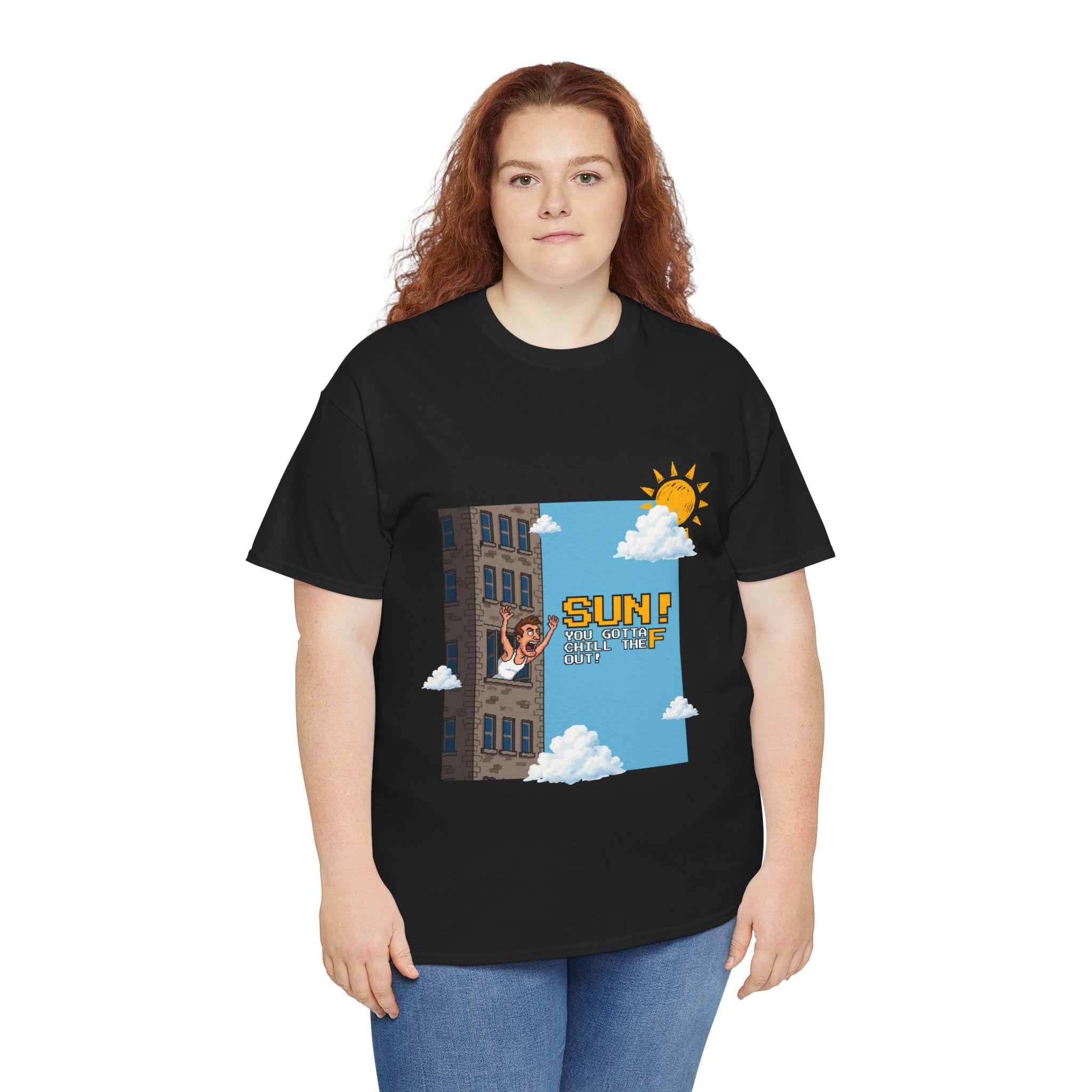 Sun, you gotta chill out — Unisex Heavy Cotton Tee