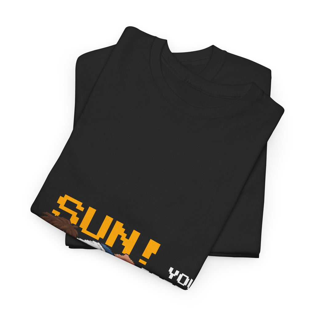 Sun, you gotta chill out (coffee edition) — Unisex Heavy Cotton Tee
