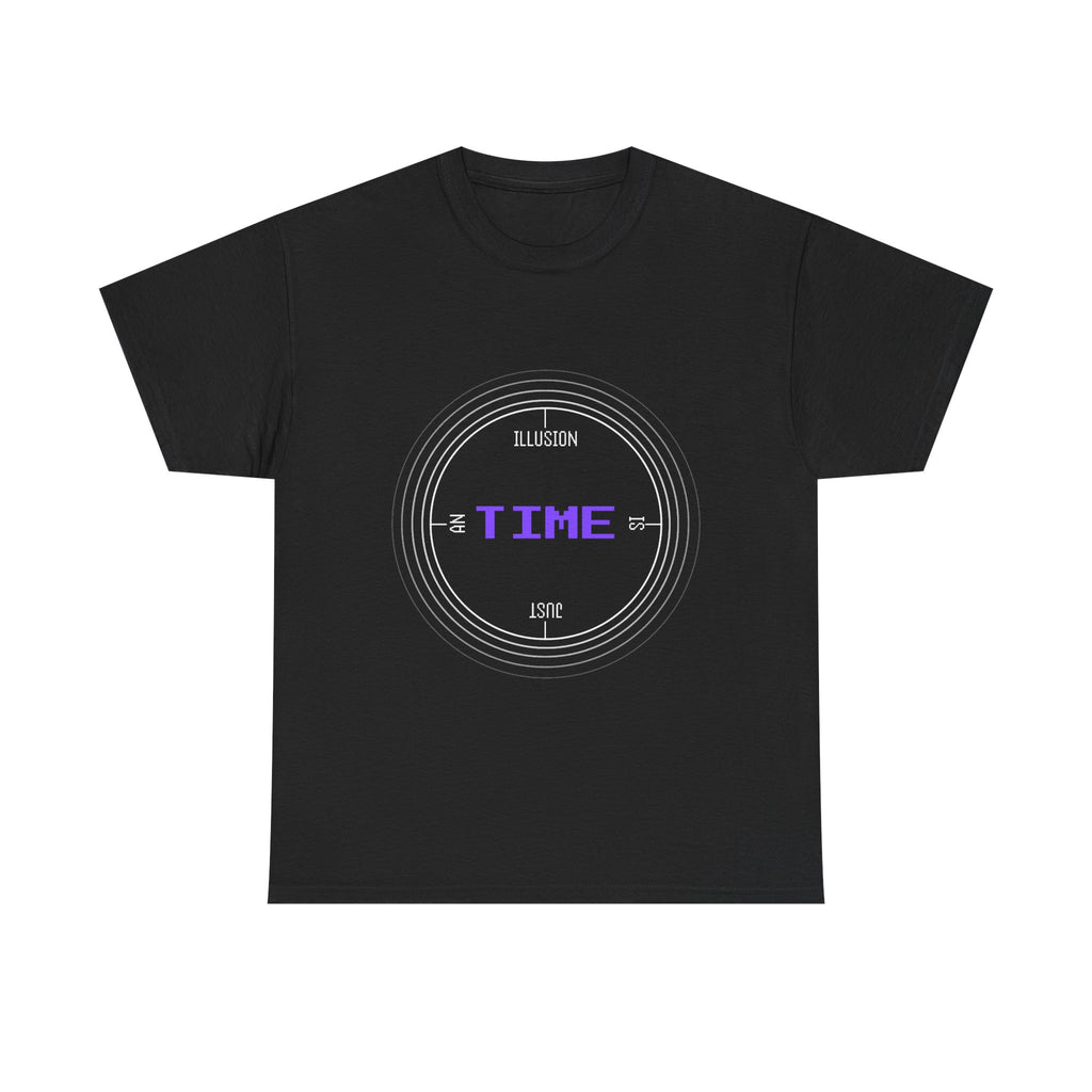 Time is an illusion - orbit — Unisex Heavy Cotton Tee