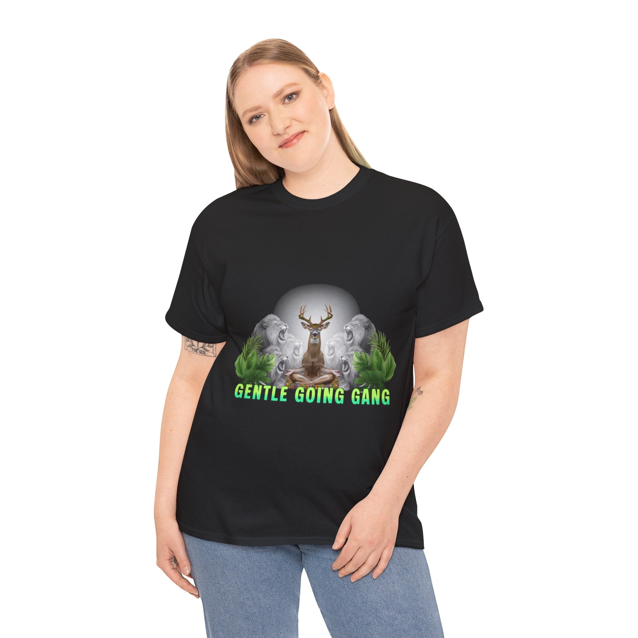 Gentle going gang (Animals) — Unisex Heavy Cotton Tee