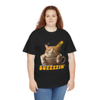 Early morning coffee be buzzzzin — Unisex Heavy Cotton Tee