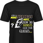 On a more serious note (Nudist) - 4 — Unisex Heavy Cotton Tee