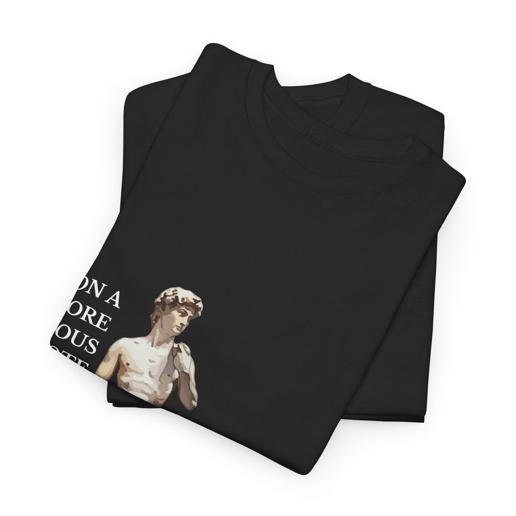 On a more serious note (Nudist) — Unisex Heavy Cotton Tee