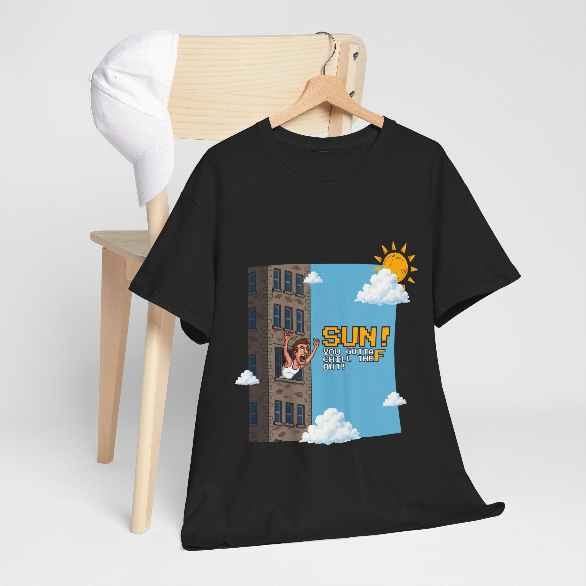 Sun, you gotta chill out — Unisex Heavy Cotton Tee