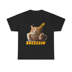 Early morning coffee be buzzzzin — Unisex Heavy Cotton Tee