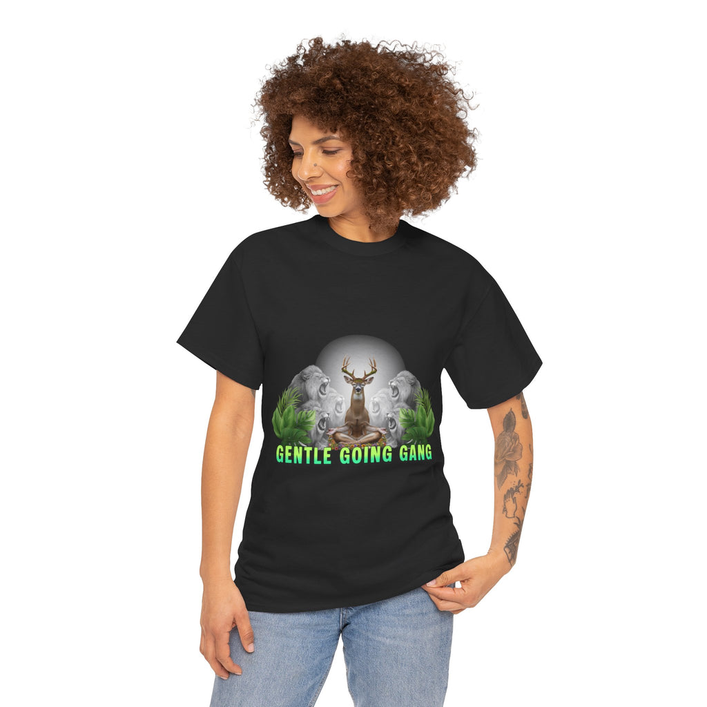 Gentle going gang (Animals) — Unisex Heavy Cotton Tee